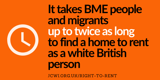 Right to Rent: It takes BME people up to twice as long to find a home to rent as a white British person