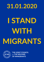 Poster - Brexit Day - I stand with migrants