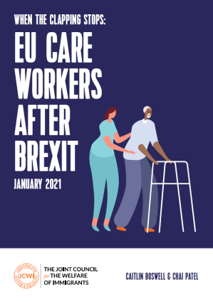 When the clapping stops - EU Care Workers after Brexit