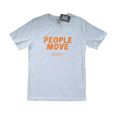 Shop People Move challenge 2021 - JCWI - t-shirt - white and orange